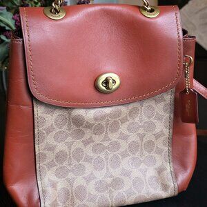 Coach Parker Convertible Backpack In Signature Canvas